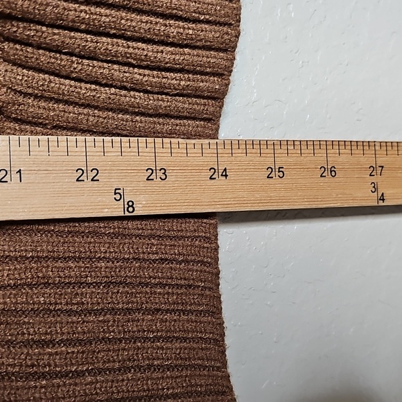 Varley Joilette Roll Neck Vest Brown Cable Knit Sweater Vest XS - Picture 9 of 10
